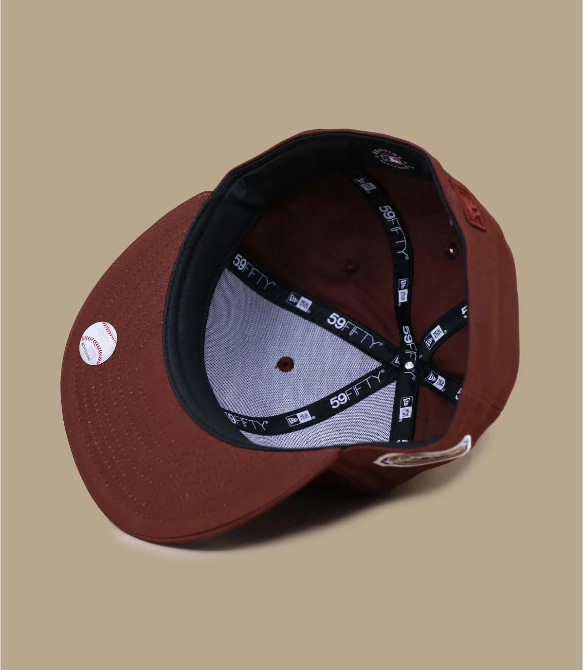 NEW ERA Patch 59Fifty NY Walnut Brown 6 NEW ERA Patch 59Fifty NY Walnut Brown – Image 6