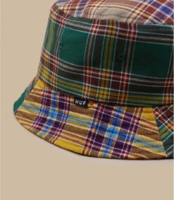 HUF Patchwork Bucket Multi -Mode Chapeaux Magasin patchwork bucket multi 2