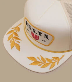 Brixton Peace Shield Trucker Off White -Mode Chapeaux Magasin peace shield trucker off white 2