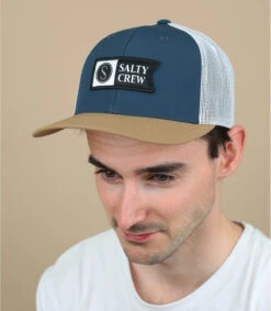 Salty Crew Pinnacle 2 Retro Trucker Indigo Tan