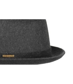 Stetson Pork Pie Baltimore Wool Grey -Mode Chapeaux Magasin pork pie baltimore wool greypork20pie20gris20laine20Stetson