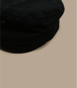 Santiago Noir -Mode Chapeaux Magasin santiago noirGottmann20casquette20militaire20noire