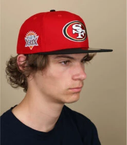 NEW ERA Side Patch 5950 49ers Scarlet 11 NEW ERA Side Patch 5950 49ers Scarlet -Mode Chapeaux Magasin side patch 5950 49ers scarlet 5