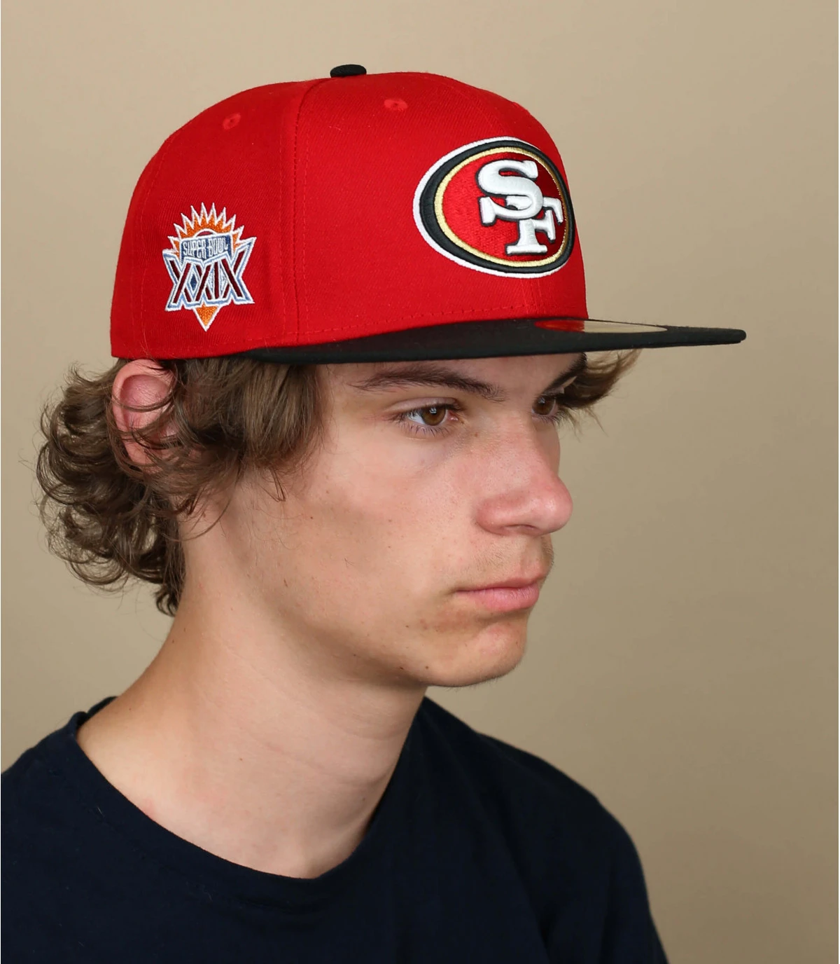 NEW ERA Side Patch 5950 49ers Scarlet 1 NEW ERA Side Patch 5950 49ers Scarlet