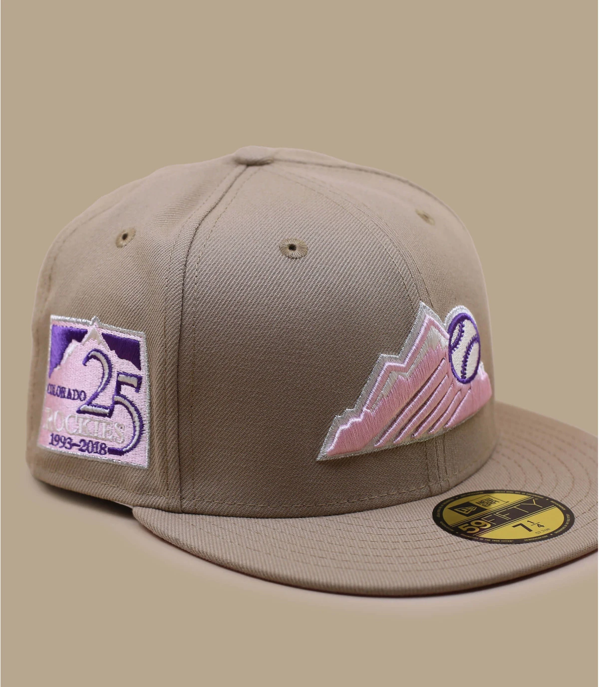 NEW ERA Side Patch 5950 Colorado Rockies Camel Pink 1 NEW ERA Side Patch 5950 Colorado Rockies Camel Pink
