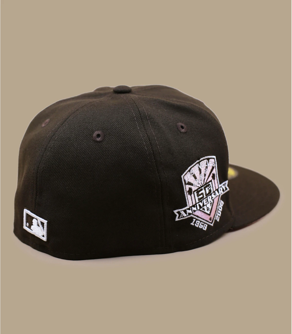 NEW ERA Side Patch 5950 LA Dodgers Walnut Pink 4 NEW ERA Side Patch 5950 LA Dodgers Walnut Pink – Image 4