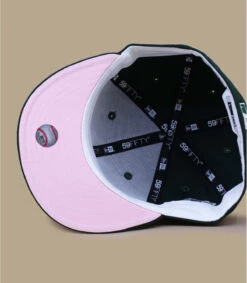 NEW ERA Side Patch 5950 NY Green & Pink -Mode Chapeaux Magasin side patch 5950 ny green pink 5