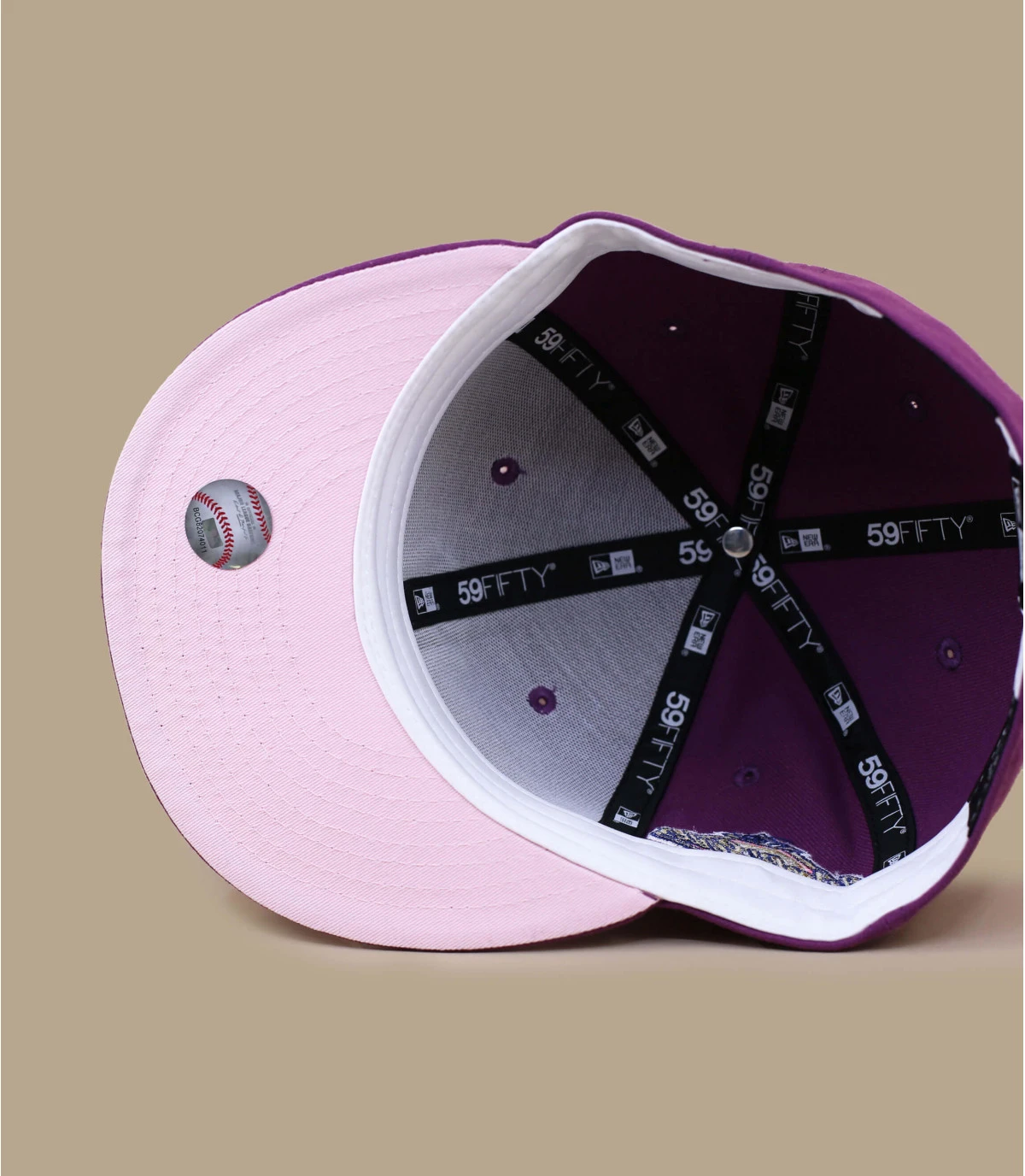 NEW ERA Side Patch 5950 NY Sparkling Grape 6 NEW ERA Side Patch 5950 NY Sparkling Grape â Image 6