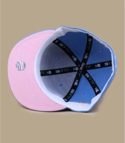 NEW ERA Side Patch 5950 NY Yankees Sky Pink -Mode Chapeaux Magasin side patch 5950 ny yankees sky pink 4