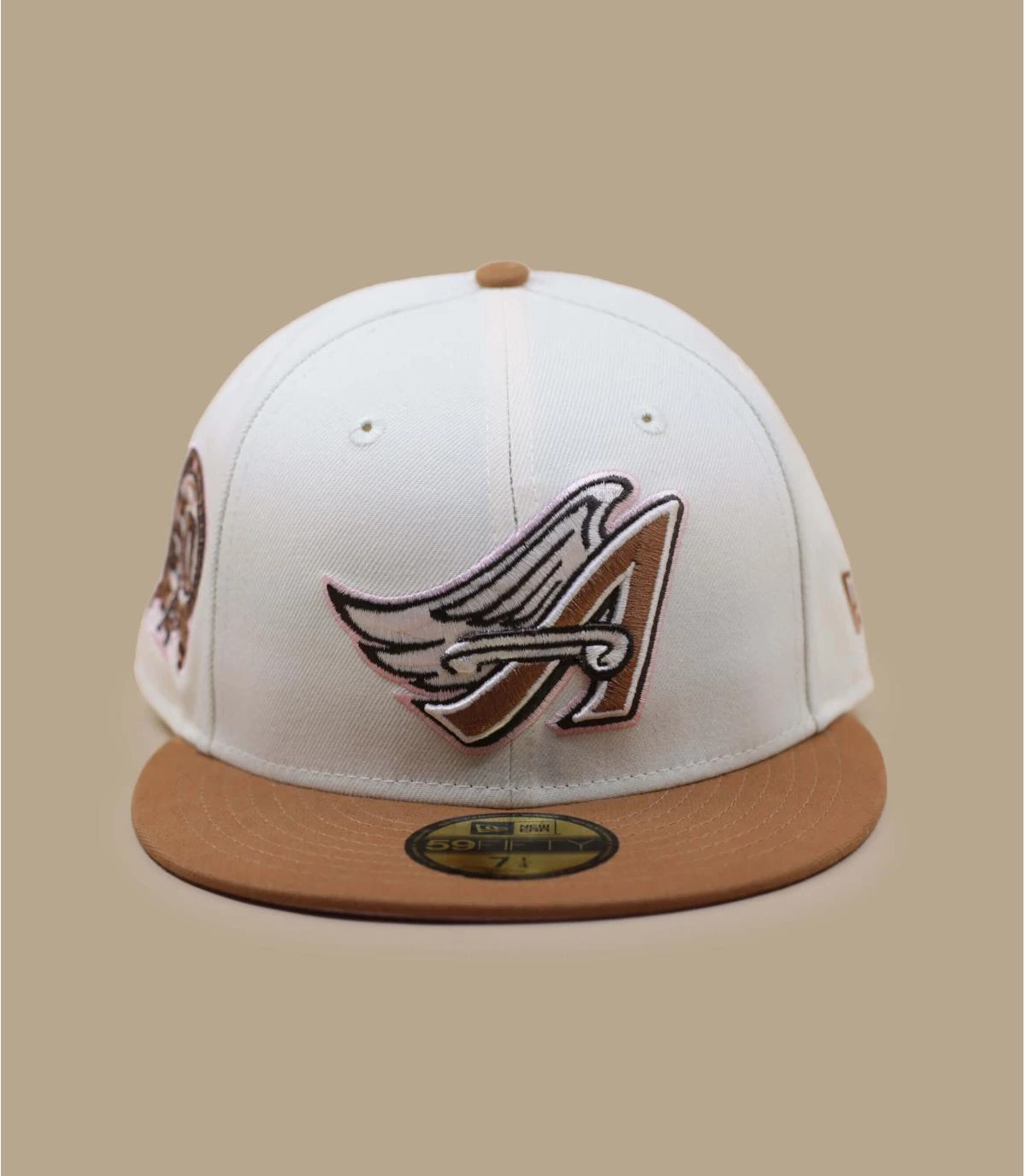NEW ERA Side Patch 59Fifty Anaheim Angels Bronze Chrome Brown Pink 2 NEW ERA Side Patch 59Fifty Anaheim Angels Bronze Chrome Brown Pink – Image 2
