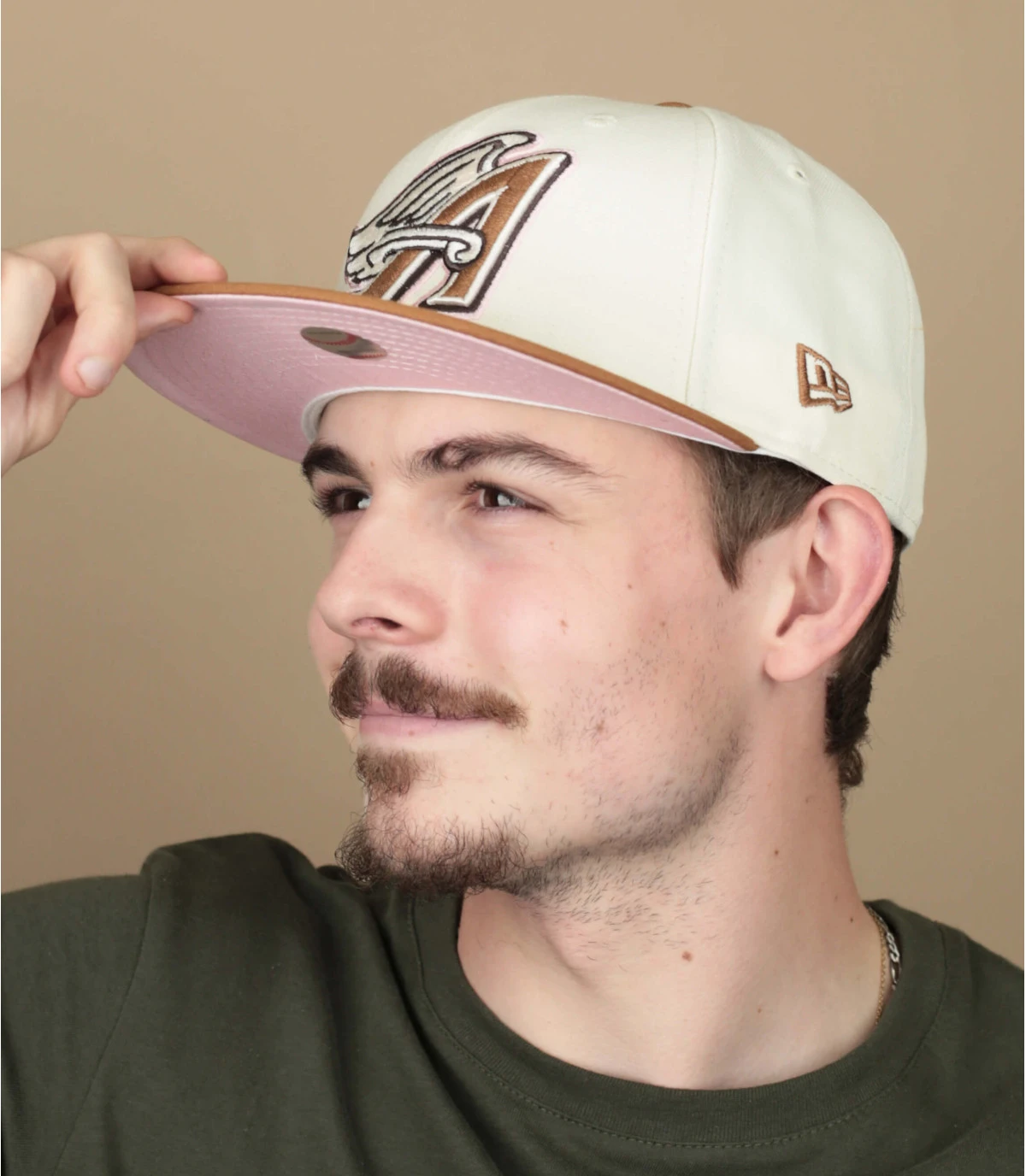 NEW ERA Side Patch 59Fifty Anaheim Angels Bronze Chrome Brown Pink 1 NEW ERA Side Patch 59Fifty Anaheim Angels Bronze Chrome Brown Pink