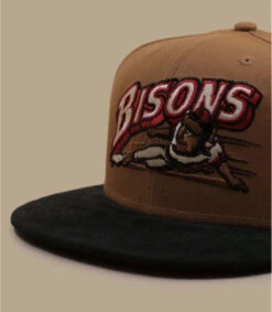 NEW ERA Side Patch 59Fifty Buffalo Bisons Bronze Black Corduroy -Mode Chapeaux Magasin side patch 59fifty buffalo bisons bronze black corduroy 2