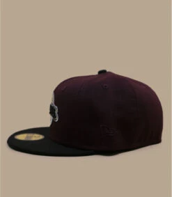 NEW ERA Side Patch 59Fifty Milwaukee Brewers Marron Black -Mode Chapeaux Magasin side patch 59fifty milwaukee brewers marron black 4