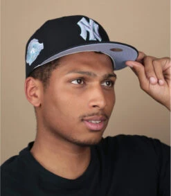 NEW ERA Side Patch 59Fifty New York Yankees Navy Lavender