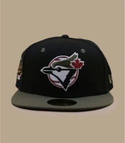 NEW ERA Side Patch 59Fifty Toronto Blue Jays Black New Olive