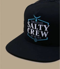 Salty Crew Skipjack Snapback Trucker Black -Mode Chapeaux Magasin skipjack snapback trucker black 2