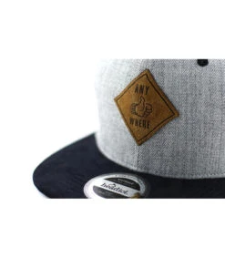 Snapback Anywhere Grey Black -Mode Chapeaux Magasin snapback anywhere grey blacksnapback20autostop20grise