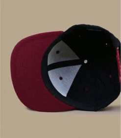 Snapback First Come First Tarck Black Burgundy -Mode Chapeaux Magasin snapback first come first tarck black burgundy 4