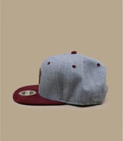 Snapback First Come First Track Grey Burgundy -Mode Chapeaux Magasin snapback first come first track grey burgundy 2