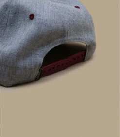 Snapback First Come First Track Grey Burgundy -Mode Chapeaux Magasin snapback first come first track grey burgundy 3