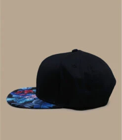 Snapback Floral Black -Mode Chapeaux Magasin snapback floral black 2