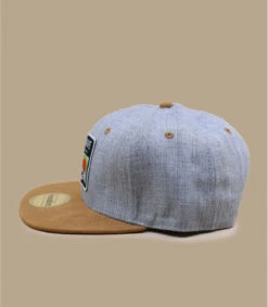 Snapback La Grave Grey Suede -Mode Chapeaux Magasin snapback la grave grey suede 2