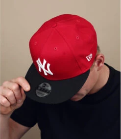 NEW ERA Snapback NY Rouge Noire