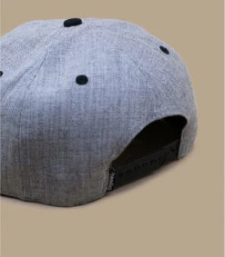 Snapback Pillow Line Grey Black -Mode Chapeaux Magasin snapback pillow line grey black 3