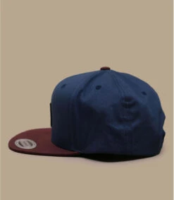 Volcom Snapback Quarter Twill Cruzer Blue -Mode Chapeaux Magasin snapback quarter twill cruzer blue 3