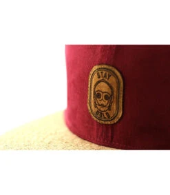 Snapback Stay Gold Burgundy Cork -Mode Chapeaux Magasin snapback stay gold burgundy corksnapback20robot20bordeaux