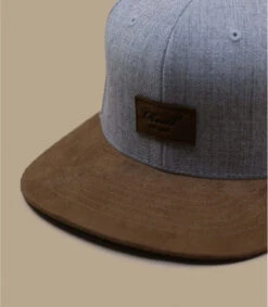 Reell Suede Cap Heather Light Grey -Mode Chapeaux Magasin suede cap heather light grey 2