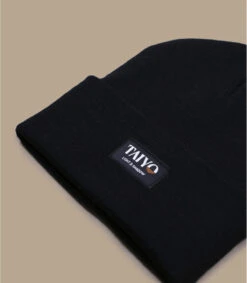Tessy Cuff Beanie Black -Mode Chapeaux Magasin tessy cuff beanie black 2