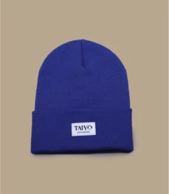 Tessy Cuff Beanie Royal -Mode Chapeaux Magasin tessy cuff beanie royal 1