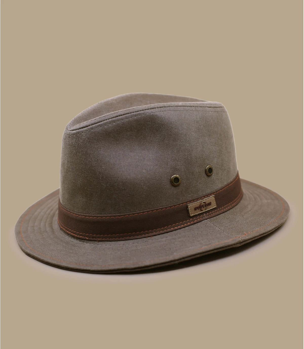 Stetson Traveller CO/PES Taupe 2 Stetson Traveller CO/PES Taupe – Image 2