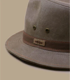 Stetson Traveller CO/PES Taupe 8 Stetson Traveller CO/PES Taupe -Mode Chapeaux Magasin traveller co pes taupe 3