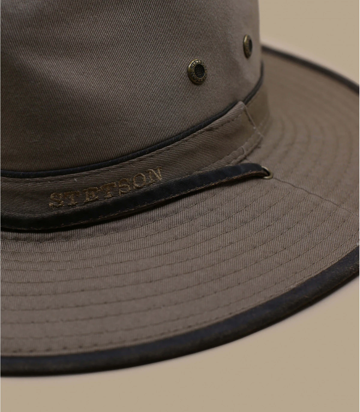 Stetson Traveller Cotton Brown 2 Stetson Traveller Cotton Brown – Image 2