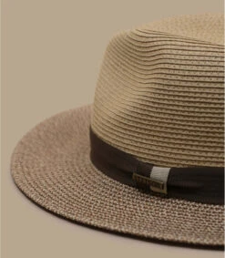 Stetson Traveller Toyo Beige Brown Mix -Mode Chapeaux Magasin traveller toyo beige brown mix 2
