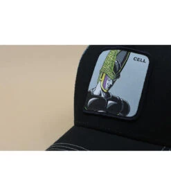 Capslab Trucker DBZ Cell -Mode Chapeaux Magasin trucker dbz celltrucker20DBZ20Cell20noir