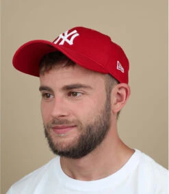 NEW ERA Casquette NY 9forty Rouge Ajustable