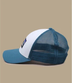 Patagonia Trucker P6 Lo Pro White Wavy Blue -Mode Chapeaux Magasin trucker p6 lo pro white wavy blue 3