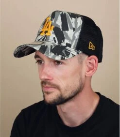 NEW ERA Trucker Seasonal Camo LA Graphite