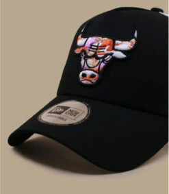 NEW ERA Trucker Seasonal Infill Bulls Black -Mode Chapeaux Magasin trucker seasonal infill bulls black 2