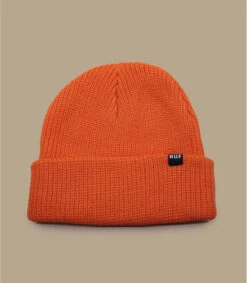 HUF Usual Beanie Safety Orange -Mode Chapeaux Magasin usual beanie safety orange 2