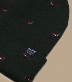 Barts Vinson Beanie Army -Mode Chapeaux Magasin vinson beanie armybonnet20revers20vert20animaux
