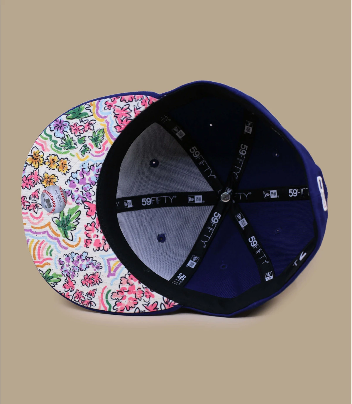 NEW ERA Watercolor Floral 5950 LA Dodgers 4 NEW ERA Watercolor Floral 5950 LA Dodgers – Image 4