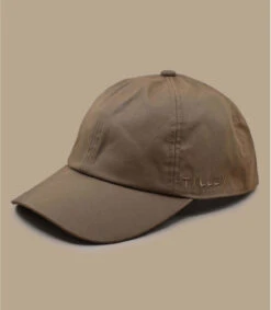 Tilley Waxed Millerain Baseball Cap British Tan -Mode Chapeaux Magasin waxed millerain baseball cap british tan 2