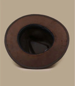 Stetson Western Buffalo Leather Brown -Mode Chapeaux Magasin western buffalo leather brown 4