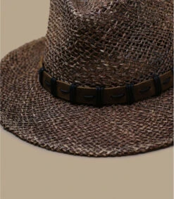 Stetson Western Seagrass Brown -Mode Chapeaux Magasin western seagrass brown 2