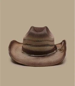 Stetson Western Toyo Brown Blurred Natural -Mode Chapeaux Magasin western toyo brown blurred natural 3