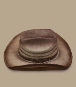 Stetson Western Toyo Brown Blurred Natural -Mode Chapeaux Magasin western toyo brown blurred natural 4